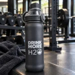 قمقمه ورزشی مدل DRINK MORE H2O با ظرفیت 1000 میلی‌لیتر