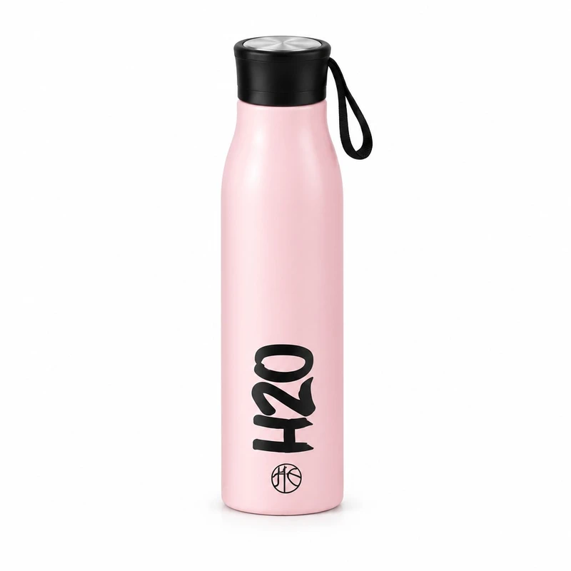 قمقمه ورزشی مدل H2O با حجم 750 میلی‌لیتر و طراحی ارگونومی