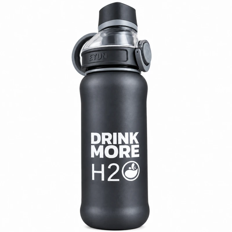 قمقمه ورزشی مدل DRINK MORE H2O با ظرفیت 1000 میلی‌لیتر